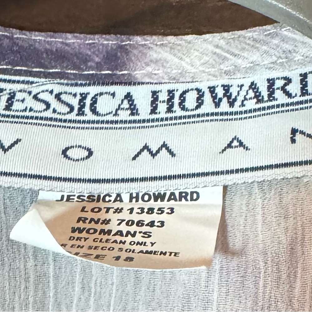 JESSICA HOWARD Full Length gown w/ jacket Size 18W - Picture 10 of 11